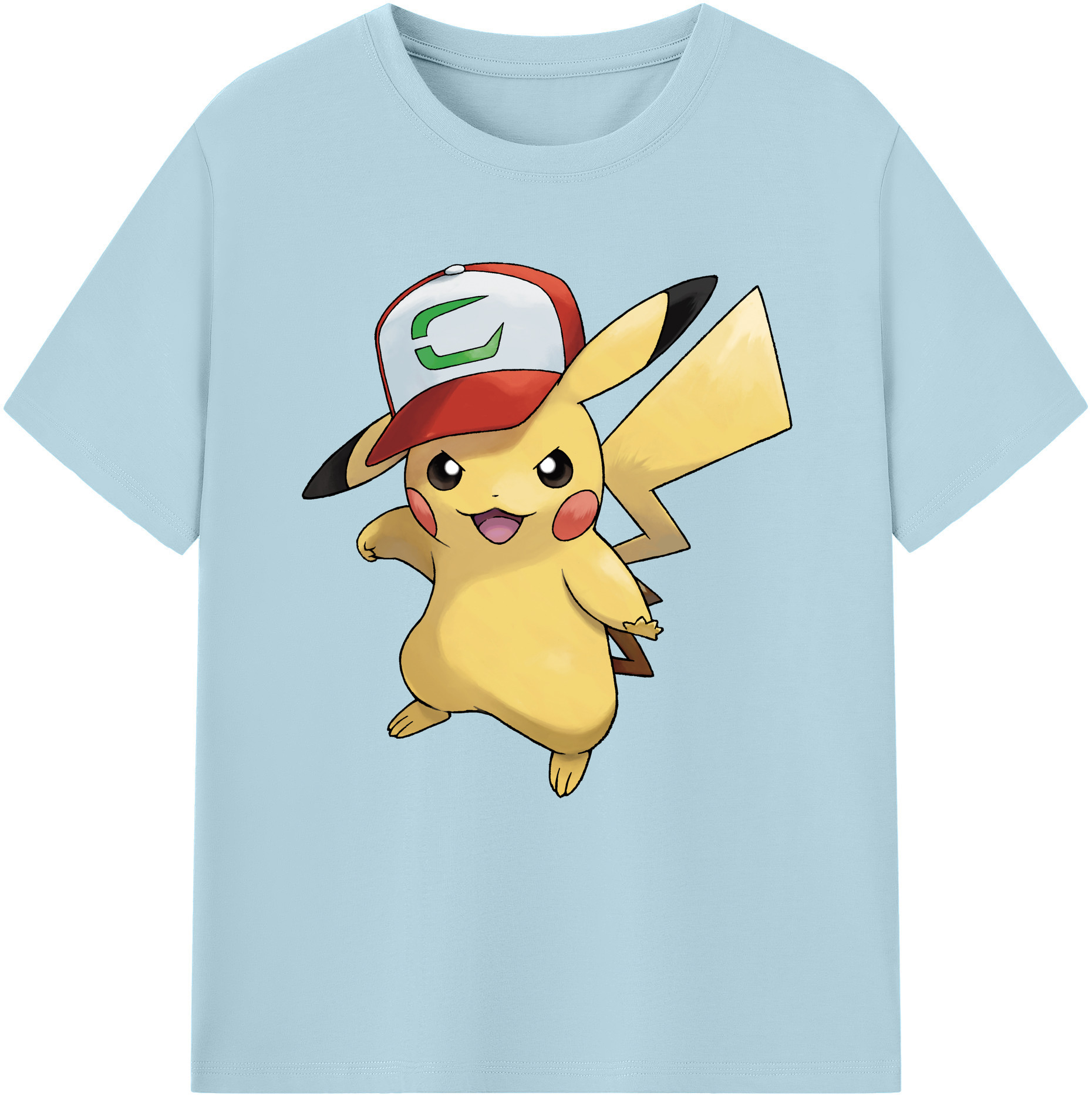 （画像用） ポケットモンスター Pokémon 綿100％半袖Tシャツ（フロントプリント）